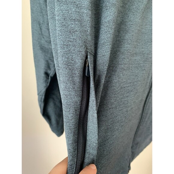 NWT All In Motion Men’s Soft Stretch Hooded Zip Up Jacket Navy Blue- Size XL - Picture 6 of 11